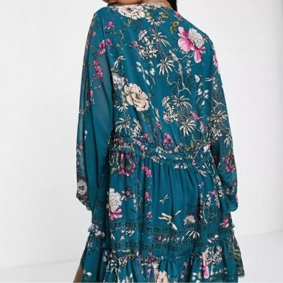 Free People Cherry Blossom Mini
Dress Emerald Combo - Picture 6 of 9